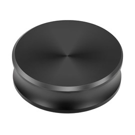 Aivwis Vinyl Record Weight Stabilizer, Turntable Stabilizer for LP Players, Low Profile Design Fits Under Dust Cover, Hi-Fi Sound Enhancement & Anti-Vibration, Audiophile & DJ Use (Black-Glossy)