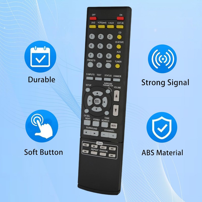 Universal Replacement Remote Control Fit for AVR-1803 AVR-1403 AVR-1620 AVR-1506