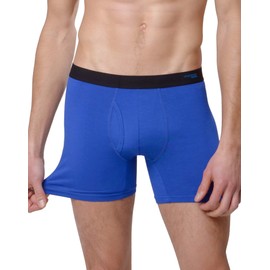 INNERSY Men's Boxer Briefs Cotton Stretchy Underwear 7 Pack for a Week(Large,Bright Rainbow)