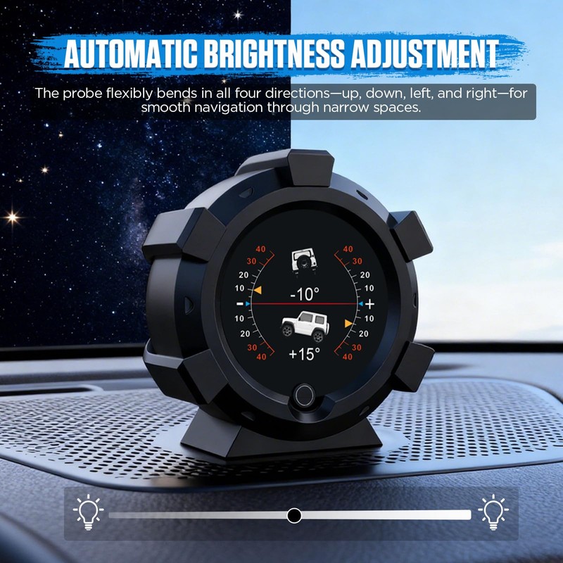 PLAYOCCAR GPS Speedometer HUD MPH for Car with Overspeed Alarm