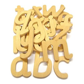 Major Brushes Lower Case Wooden Stencil Letters - Pack of 26