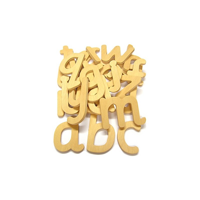 Major Brushes Lower Case Wooden Stencil Letters - Pack of