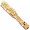 Kent Ladies Finest White Boar Bristle Flat Narrow Hair Brush
