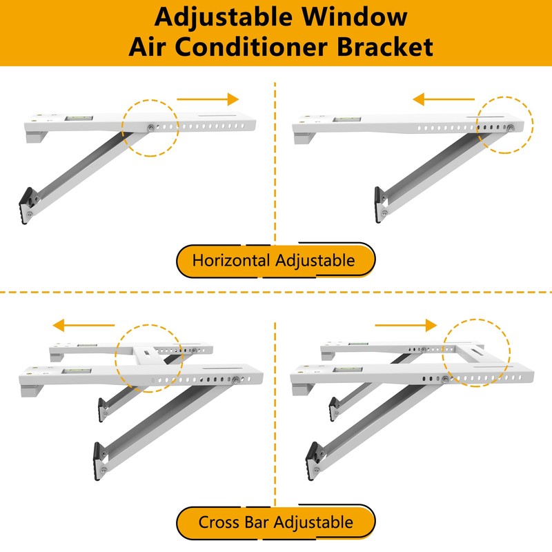 LBG Products Window Air Conditioner Bracket,Heavy Duty AC Support with