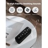 Sound Machine-Rechargeable 3000mAh Battery Powered White Noise Machine for Sleeping