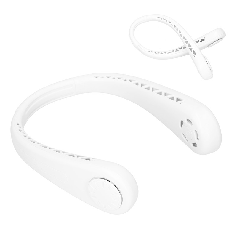 Hanging Neck Fan Mini Air Cooler Portable USB Rechargeable 3‑Gear