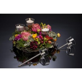 Stick Tea Light Holder for Floral Arrangements 20 cm