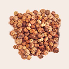 Worth Imports Natural Miniature Pumpkin 3/4 in, Box of 2 LBS, 1LB Equals to 16 Cups Putka Pod, Small, Biege