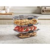 Rubbermaid Brilliance Food Storage Container, Large, 9.6 Cup, Clear, 3