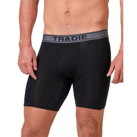 TRADIE Bamboo No Chafe Trunk - Long Leg (AU, Alpha, Small, Regular, Regular, Midnight)