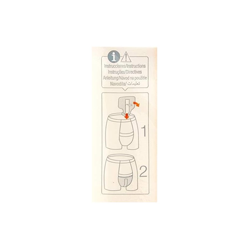 Indasec Male Absorbent Pads for Light Incontinence – 10 Absorbent
