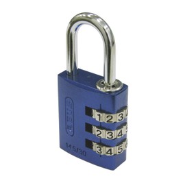 Nippon Lock Service 00721241-1 Variable Number Padlock 145-30 Blue