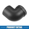 QUARKZMAN Car Heater Warm Pipe Line Angle Output Connection 2.36