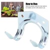 25Pcs Storage Hook Galvanized Steel Tool Hanging Accessory Set Kit