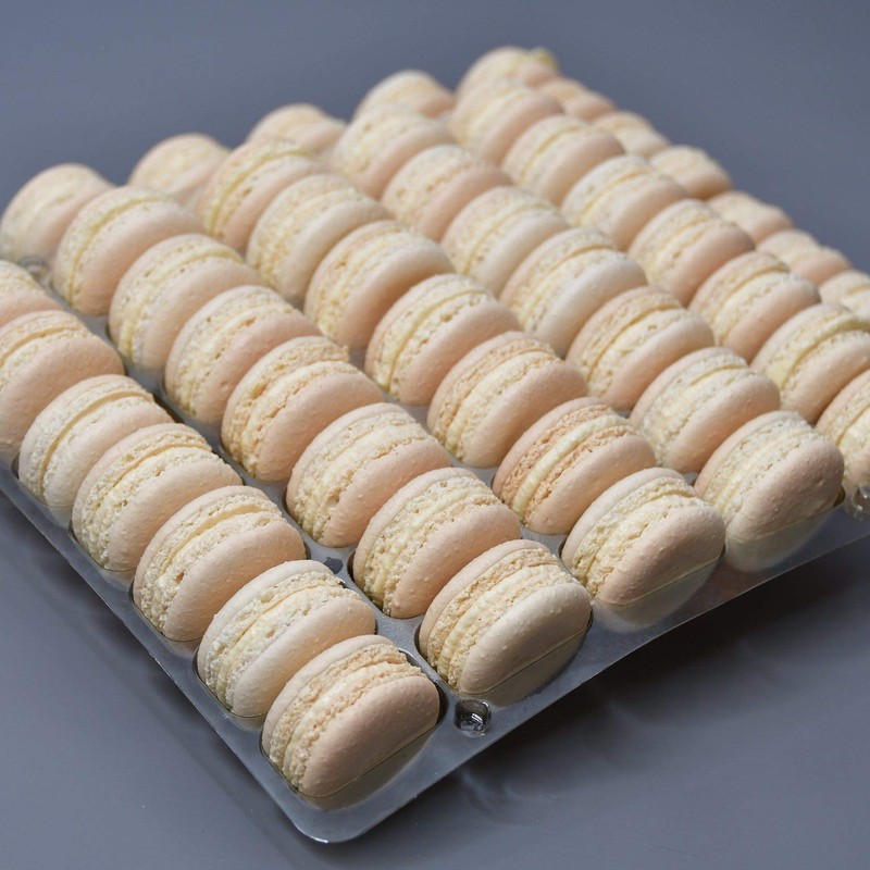 mademoiselle macaron Vanilla Macaron Tray Tray of 24 Vanilla Macarons