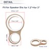 RATCHROLL 2 Set Universal Speaker Spacer Ring Adapter Dual Rings