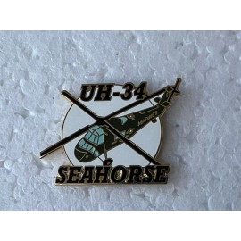 US NAVY UH-34 SEA HORSE AIRCRAFT  HAT PIN 1 AND 3/8TH'S  INCHES (EE P15903)