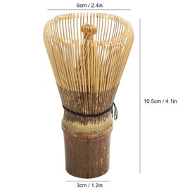 Bamboo Matcha Whisk, Japanese Ceremonial Matcha Tea Whisk Brush for Green Tea Powder Matcha Ceremony(100 Prongs)
