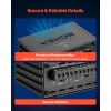 4-Channel Car Audio Amplifier Stable Bridgeable Class D Full Range