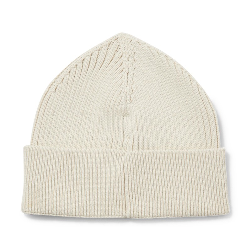 BOSS Magico Ribbed Mixed Material Beanie, Milky Way, One Size