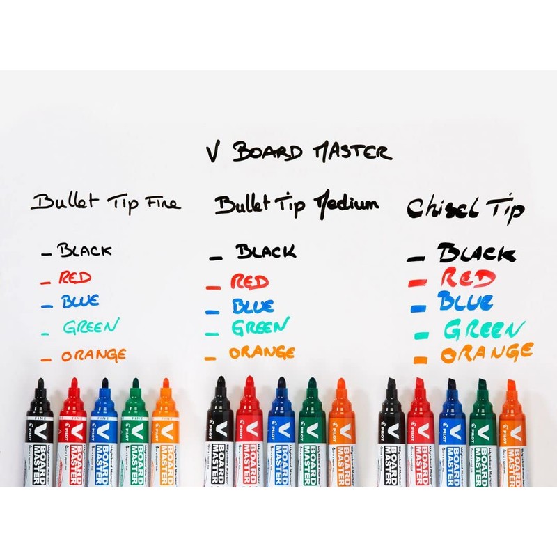 Pilot Pen 5080KIT - Whiteboardmarker V-Board Master Begreen, 5er Set,