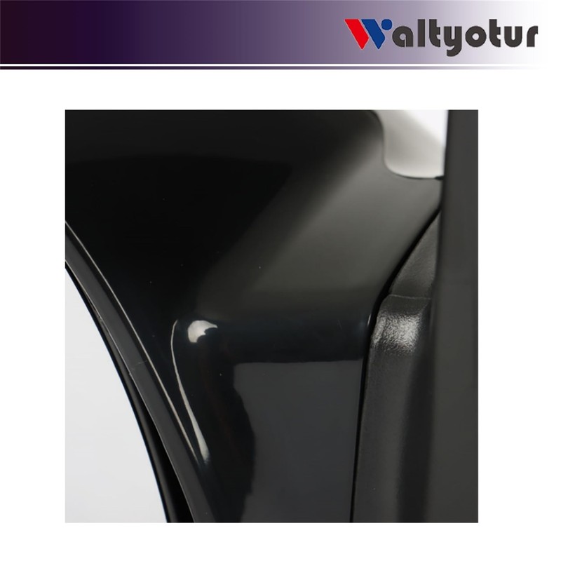 waltyotur Left Rearview Mirror Power Paintable Replacement for TO1320178 Replacement