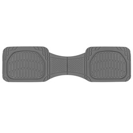 Motor Trend PRO920 Premium FlexTough Deep Dish Complementary Rubber Rear Floor Mats Liners, All Weather Protection, Designed for Trucks Cars Sedan SUV Gray