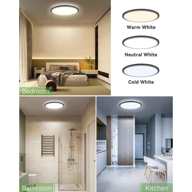 zemty 4Pack 12 Inch LED Ceiling Light Flush Mount, 28W