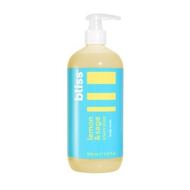 Bliss Soapy Suds Body Wash - Lemon and Sage - 17 Fl Oz - Gentle and Hydrating for Supremely Soft Skin - Paraben Free - Vegan & Cruelty Free