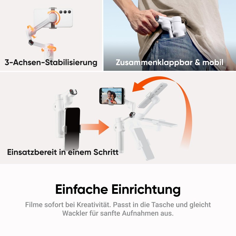 Insta360 Flow 2 Standard Bundle/Summit White