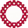 Unique Party 37495 - 23cm Red Polka Dot Party Plates,
