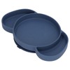 Kids Divided Plates Safe Silicone Foldable Prevent Slipping Toddler Suction