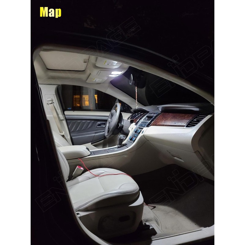 ENDPAGE 11-Pieces LED Interior Lights Kit for Ford Taurus 2010