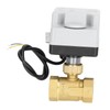 Motorized Ball Valve Electrical 2 Way Normally Closed Manual Automatic