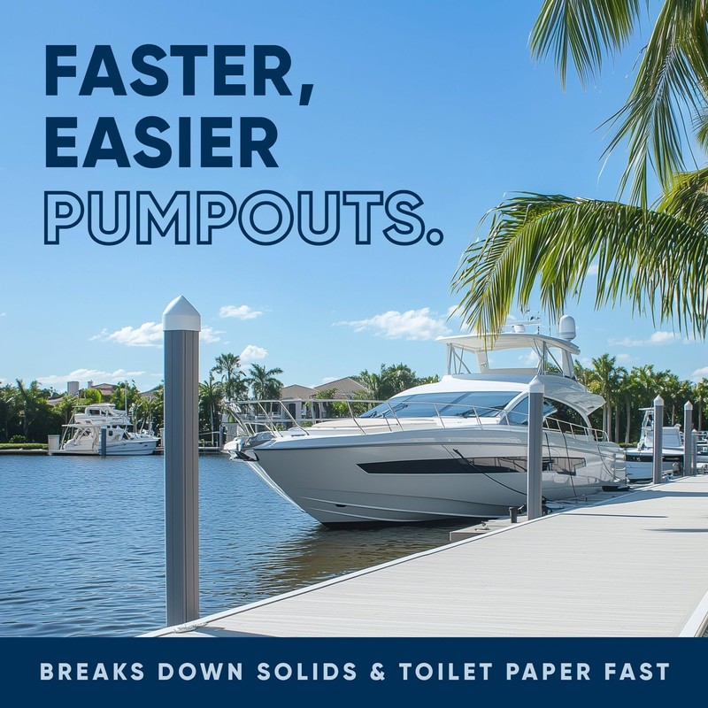 Marine Holding Tank Treatment | Powerful Enzymatic Black Water Digesting