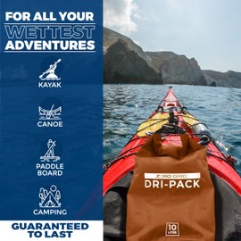 Waterproof Dry Bag - Floating Roll Top Drybag Keeps Gear Dry 10L/20L/30L/40L Sizes for Backpacking, Kayaking, Boating, Camping, Fishing, Hiking, Travel and Beach Made from Tough 500D Material
