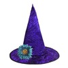 IPENNYE Witch Hat, Halloween, Witch Hat, Lolita, Headpiece, Flowers, Removable,