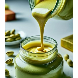 UNIQBITE Pistachio Cream, Natural Sweet Pistachio Butter Spread Paste for Dubai Chocolate Bar, No Palm-Oil, 7 oz (200g)