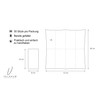 VelaHub Soft Point 50 Napkins, 1/8 Fold, High-Quality Disposable Napkins,