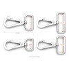 CRAFTMEMORE 2pcs Extra-Thick Lobster Clasps Swivel Snap Hook Strong Metal