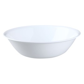 Corelle Livingware 2 qt. White Glass Winter Frost Serving Bowl 1 pk