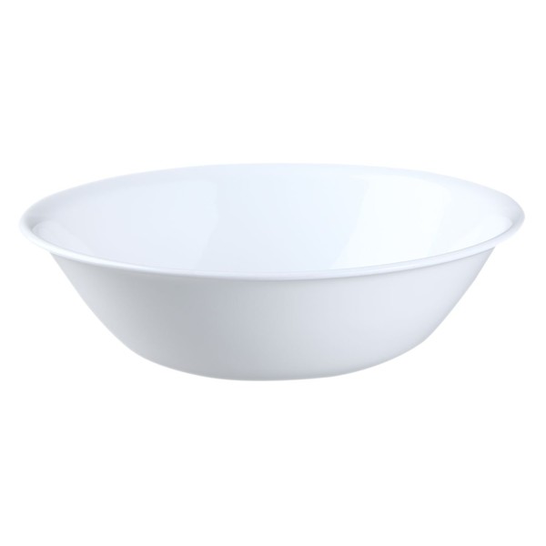 Corelle Livingware 2 qt. White Glass Winter Frost Serving Bowl