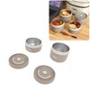 Insulated Lunch Container 304 Stainless Steel Leakproof Portable Round Thermal