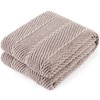 CloudDwelling Chenille Knit Throw Blanket Fluffy Fuzzy Soft Lightweight Cozy