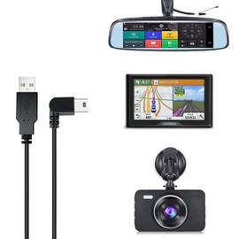 YQMAJIM Charging Cable for Dash Cam,6.5 Ft Mini USB Dash Camera Mirror Dash Cam GPS Power Cord,Fit Garmin,CHORTAU,TOGUARD,Crosstour,Rexing V1/V1P,Vantrue N1/N2 Pro,GOODTS,Pruveeo,etc