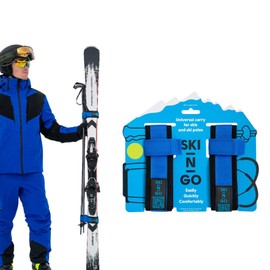 ski-n-go Ski and Pole Carrier - Blue, M