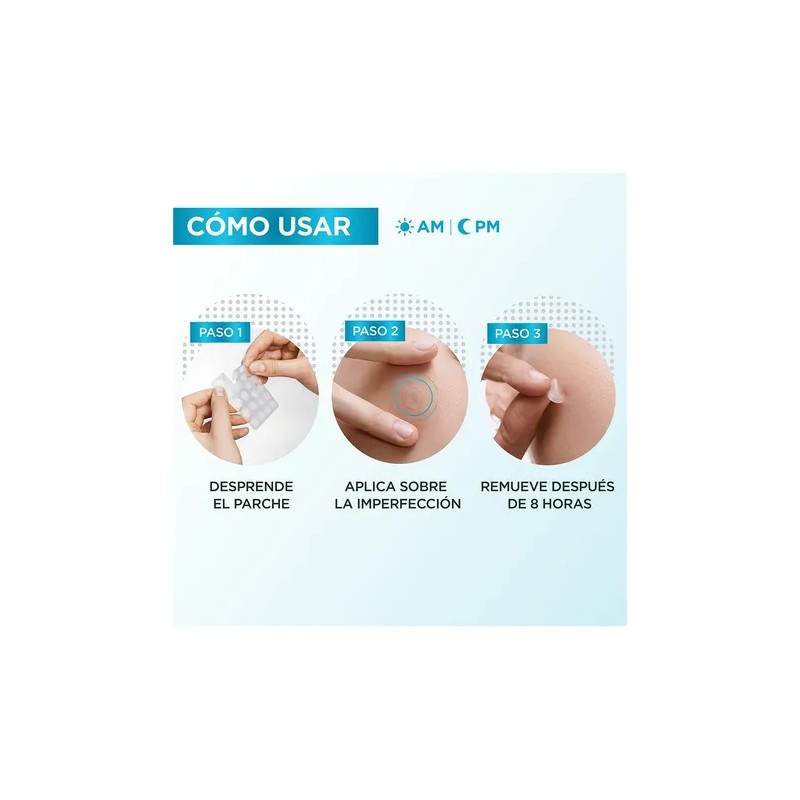 Parches Para Acné Invisibles Pimple Patch 22 unidades Garnier