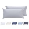 Todocama 2 Pack Pillow Cases Extra Soft Microfiber Hypoallergenic Pillow