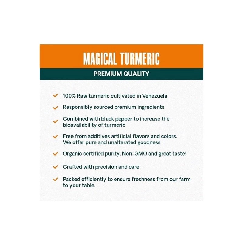 JESSICA WELLNESS Magical Turmeric Pills - 180 Capsules - EX