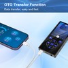 Qoosea MP3 Player with Bluetooth 128GB MP3 Player with Speaker